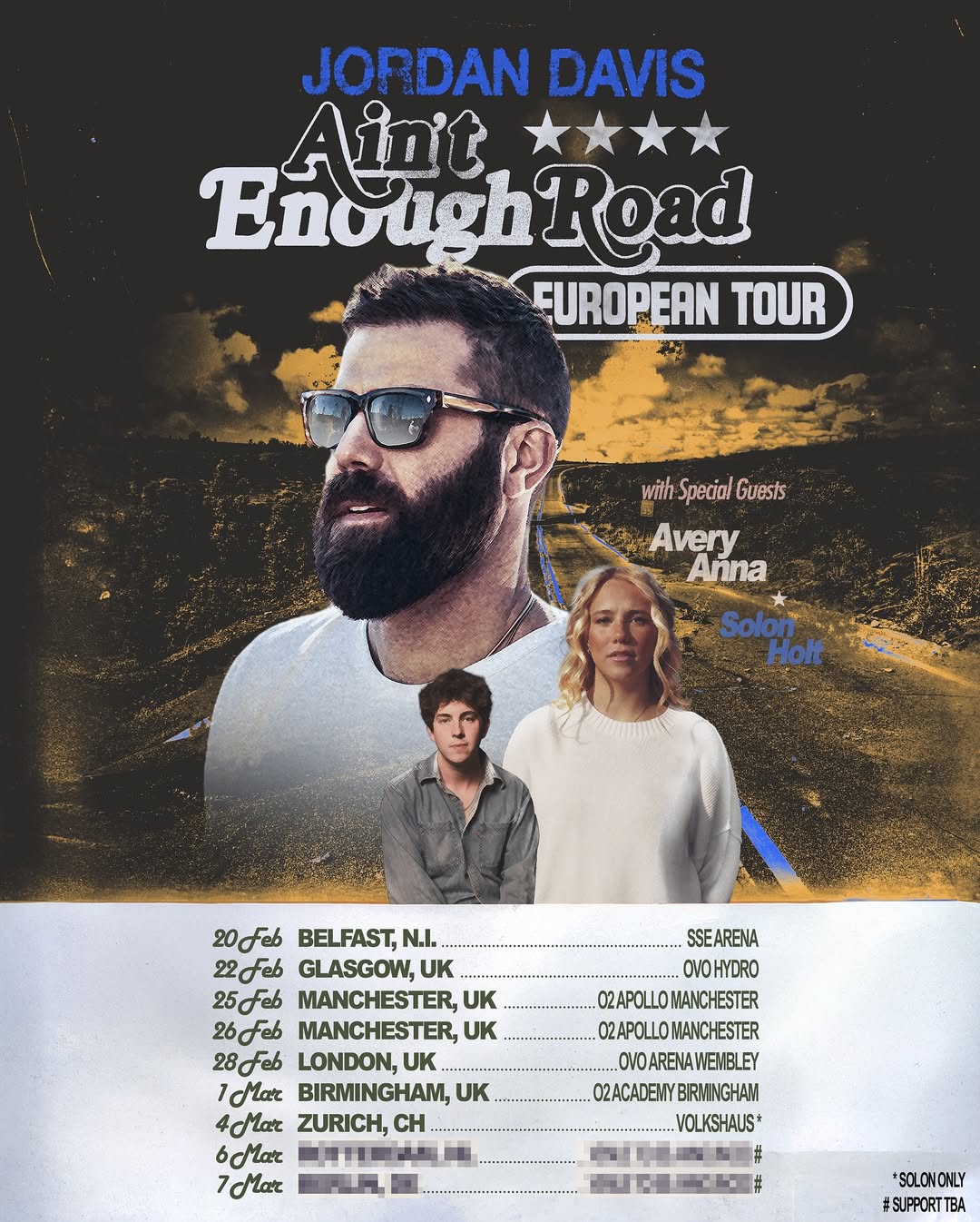 Avery Anna Tour Poster 2025-2026